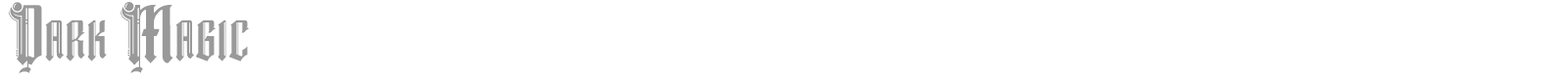 Dark Magic font preview